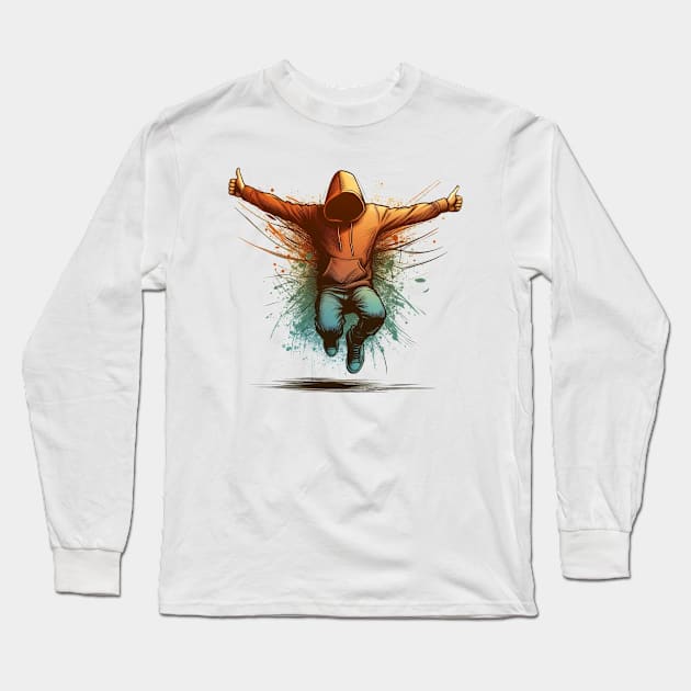 Hip-hop dancer Long Sleeve T-Shirt by YuYu